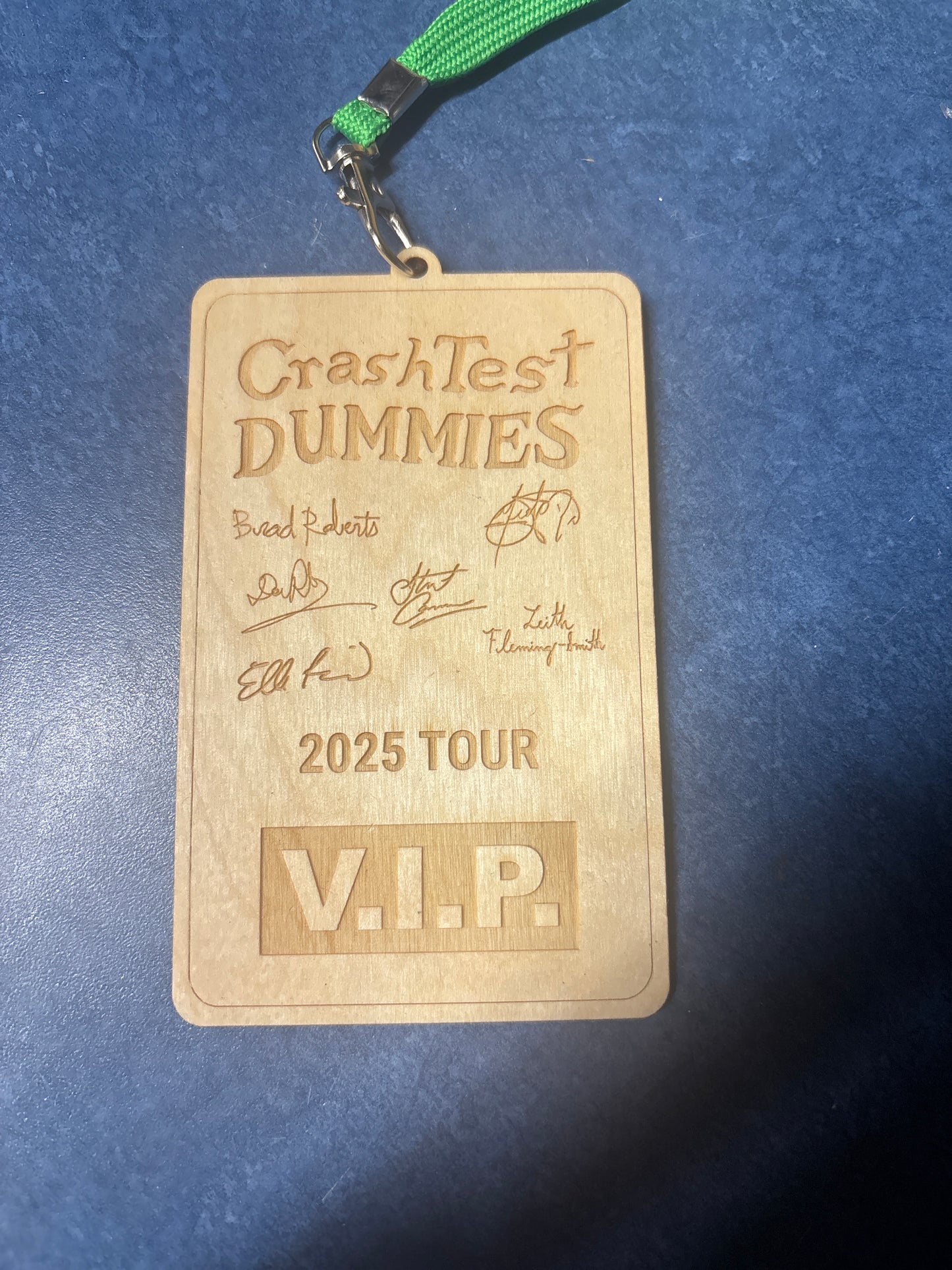 2025 Tour Wooden VIP Souvenir Pass