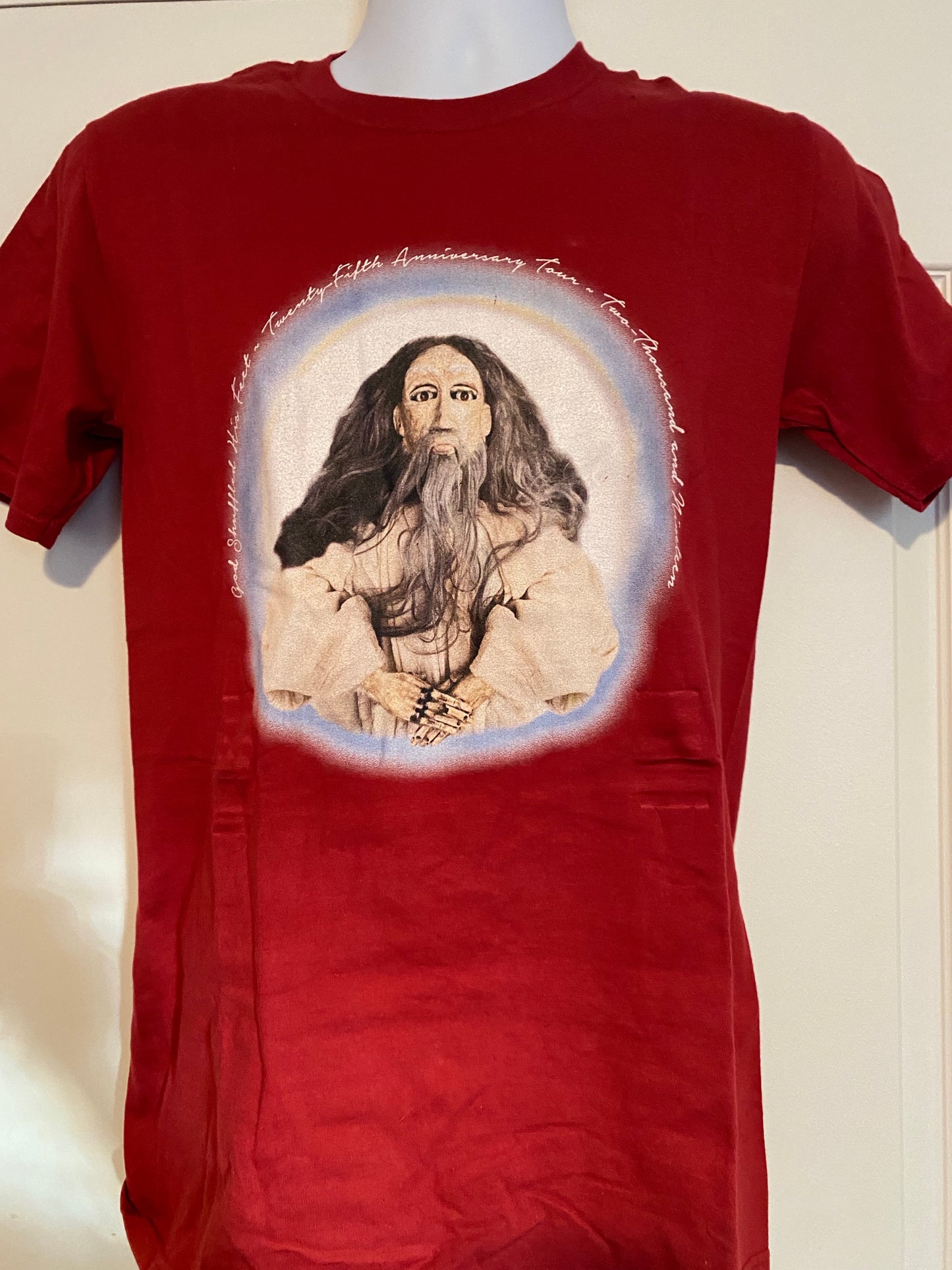 25th Anniversary God Shuffled His Feet Tour Crew Neck (Red)