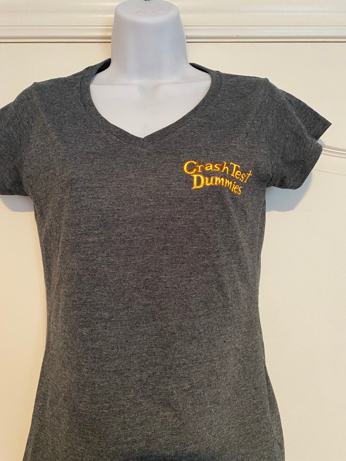 V-Neck Logo T-Shirt (Heather Grey)