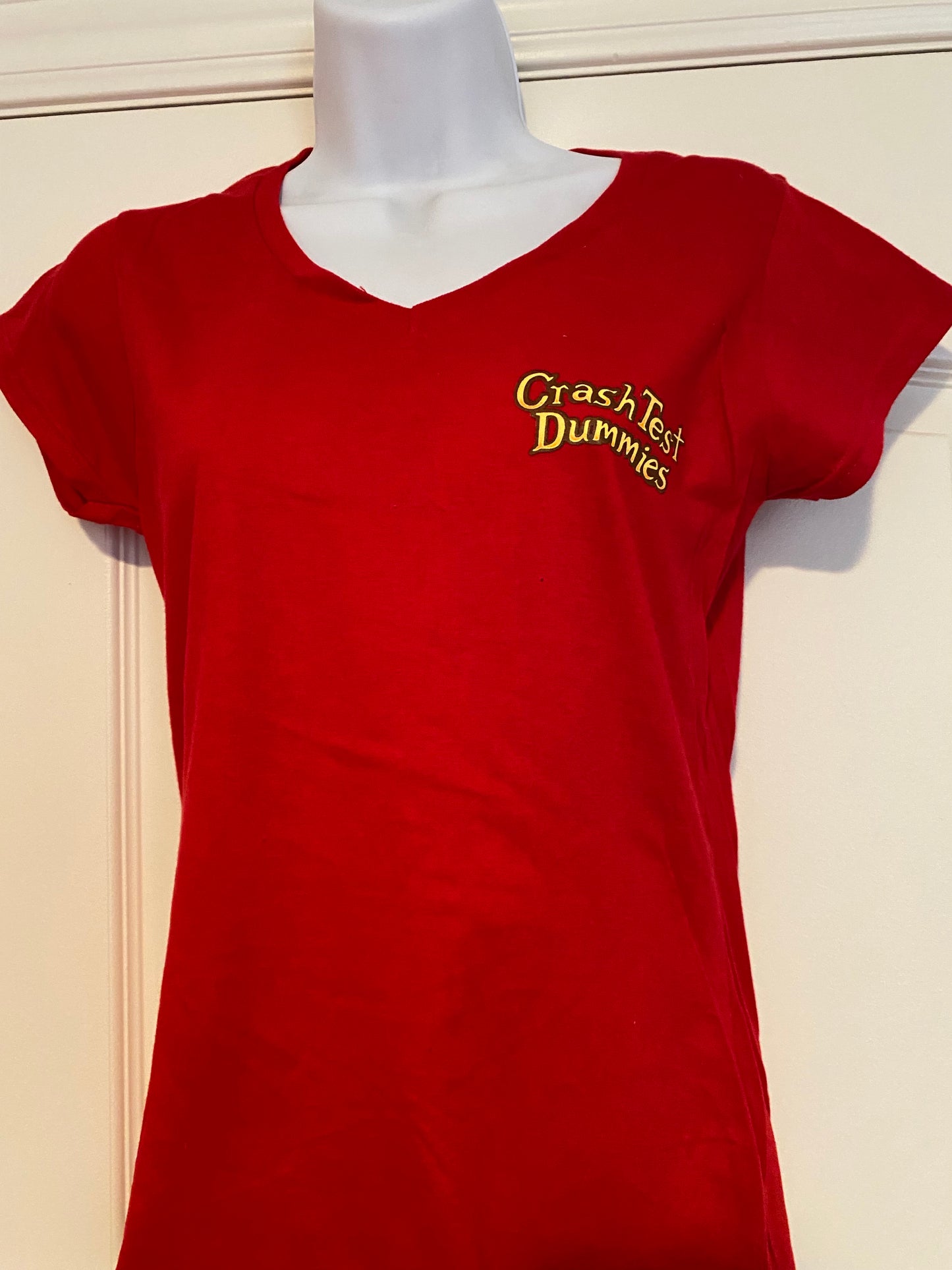 V-Neck Logo T-Shirt (Red)