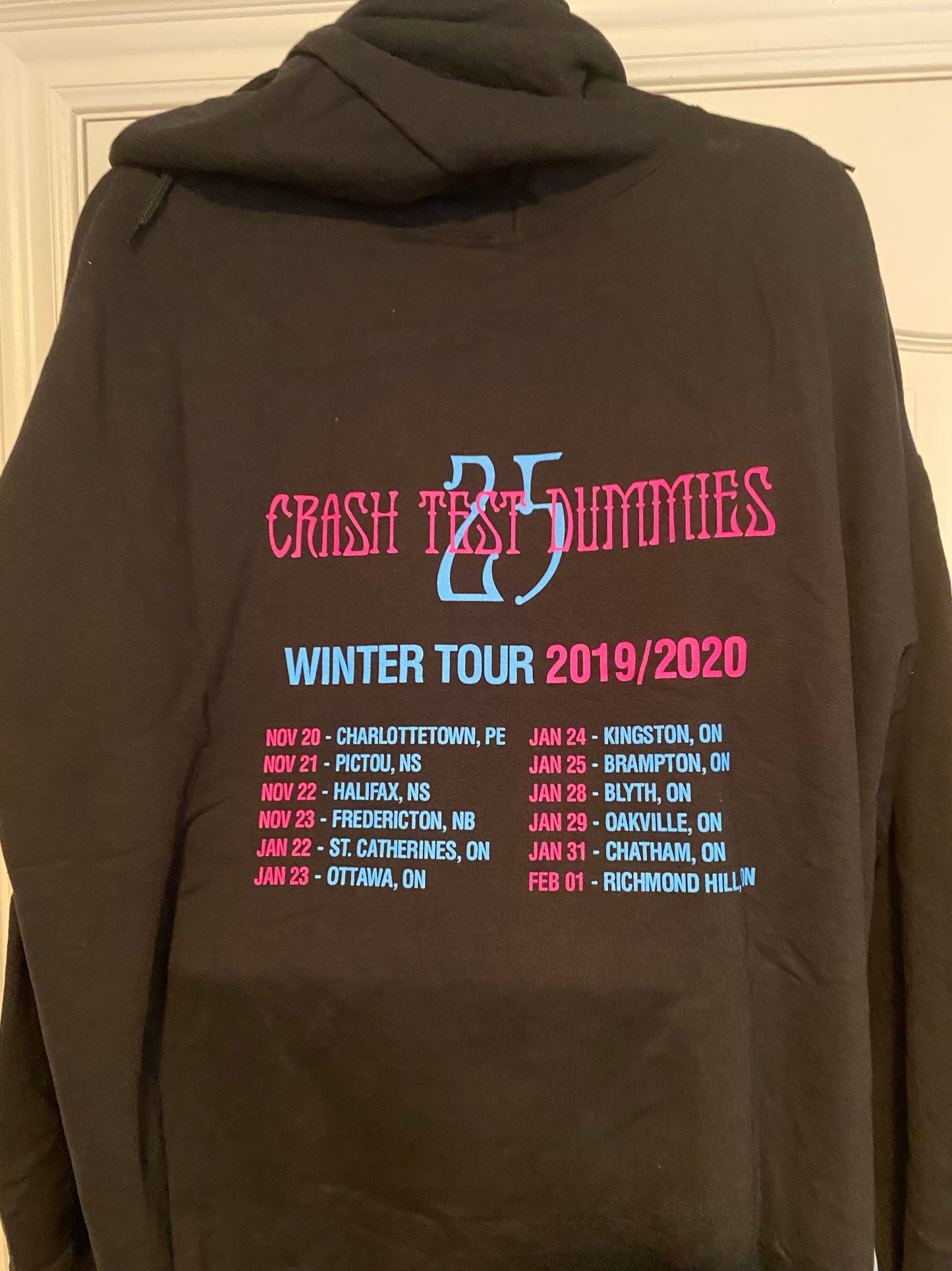 2020 Winter Tour Hoodie with Dates on Back