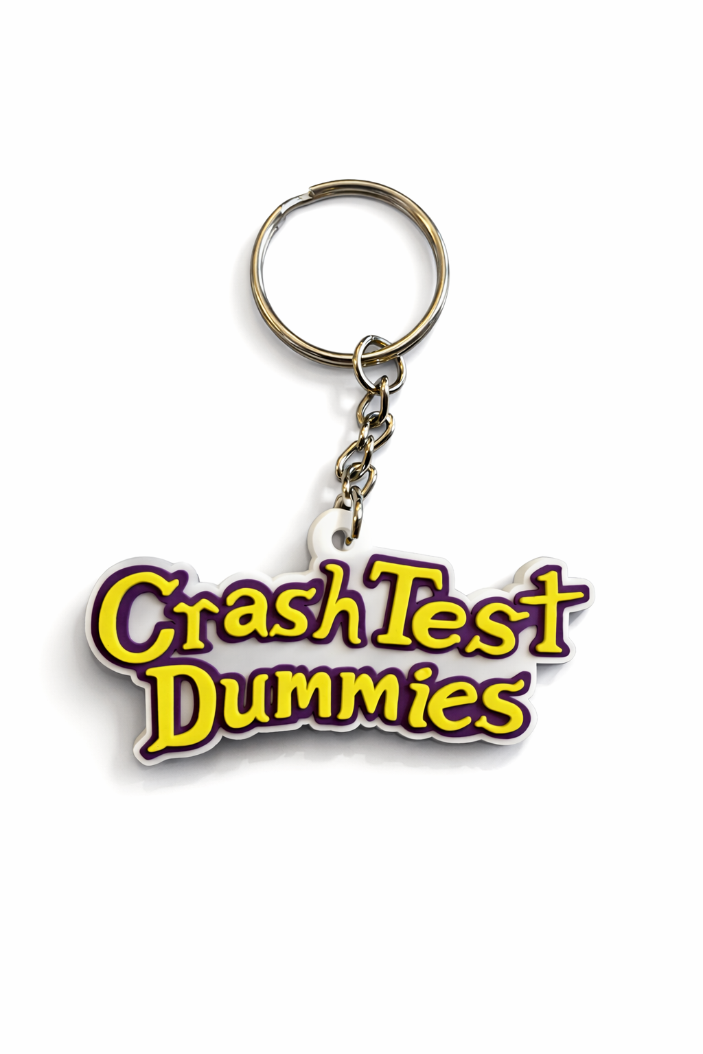 Crash Test Dummies Logo Keychain