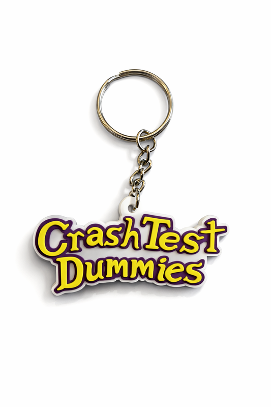 Crash Test Dummies Logo Keychain