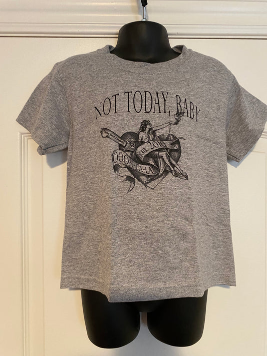 2010 Oooh La La! Tour "Not Today Baby" Kids Crew Neck